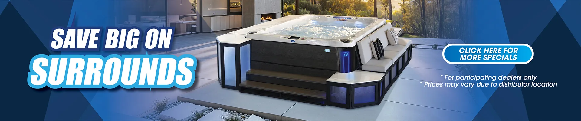 Calspas hot tub being used in a family setting - Rialto