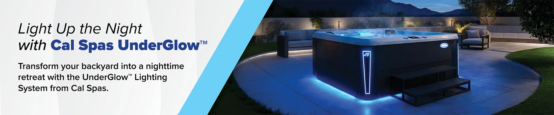 Calspas hot tub being used in a family setting - Rialto